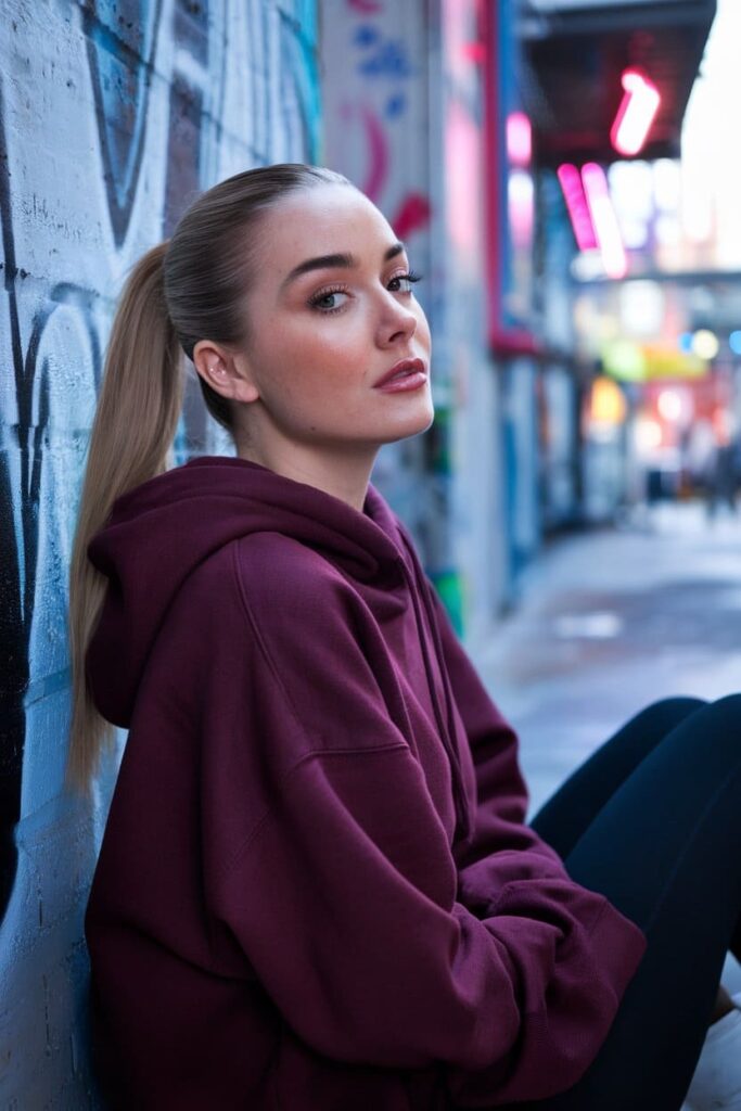 Sleek Low Ponytail