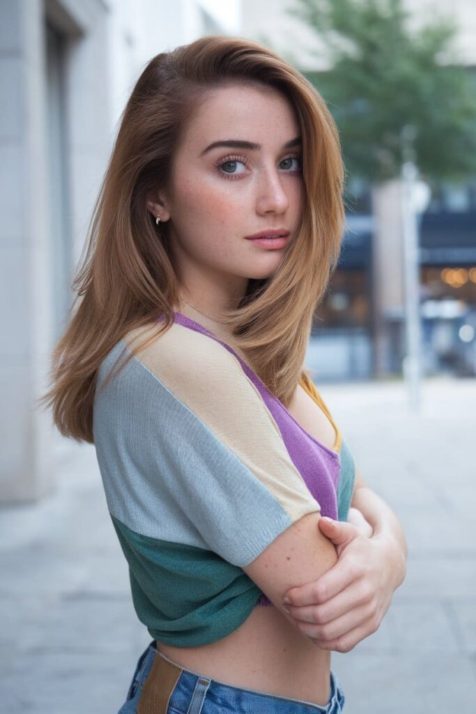 Longer Side-Parted Bob hairstyle.