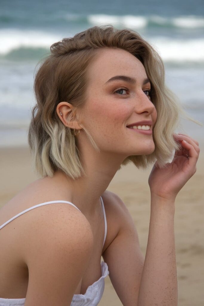undone beachy bob texture 