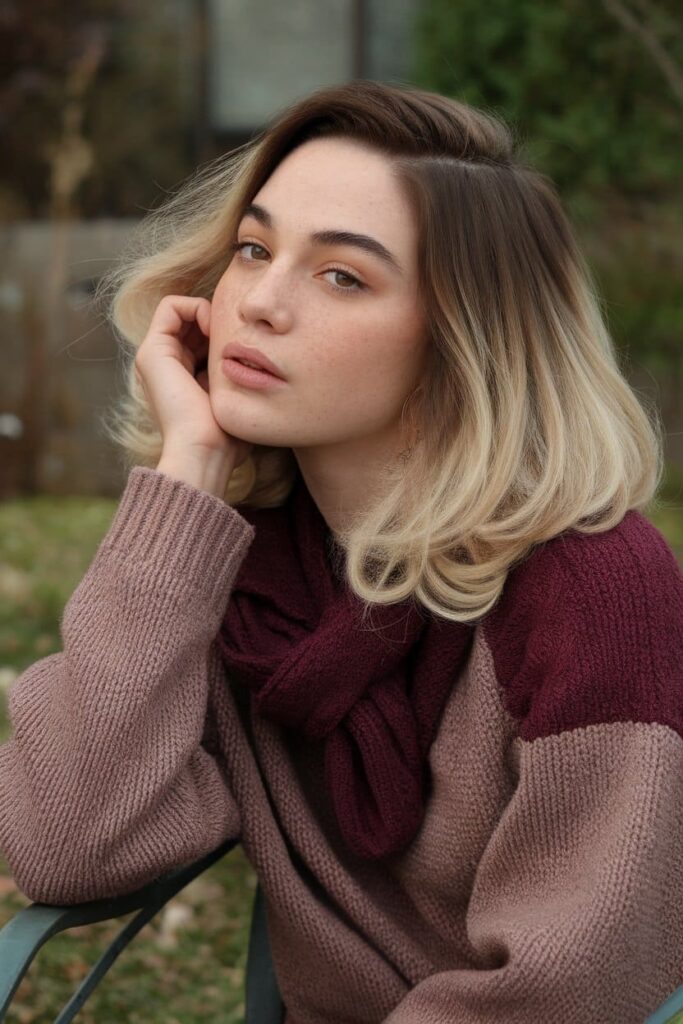 Honey-Blonde-Balayage-on-Brunette