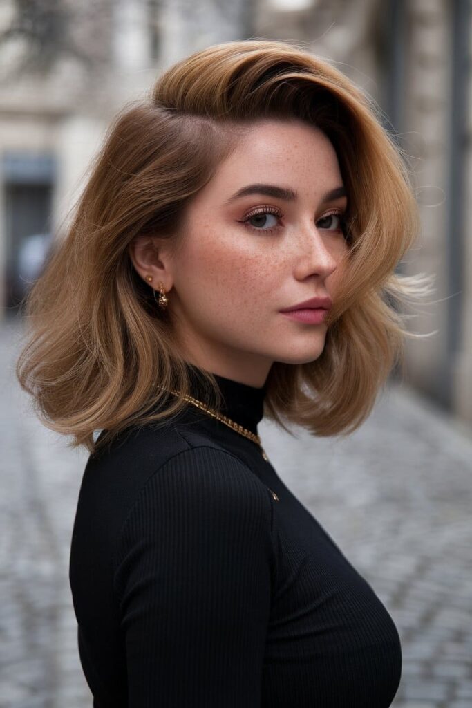  Inspiring Golden Brown Highlights on Light Brown Hai
