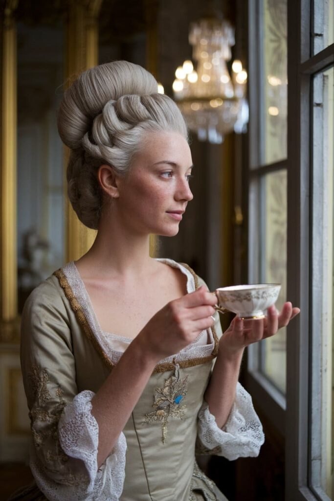 Marie-Antoinette-Updo