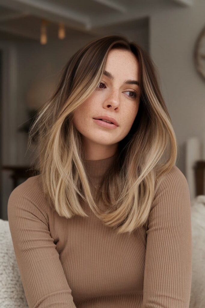 Middle-Parted-Caramel-Beige-Balayage