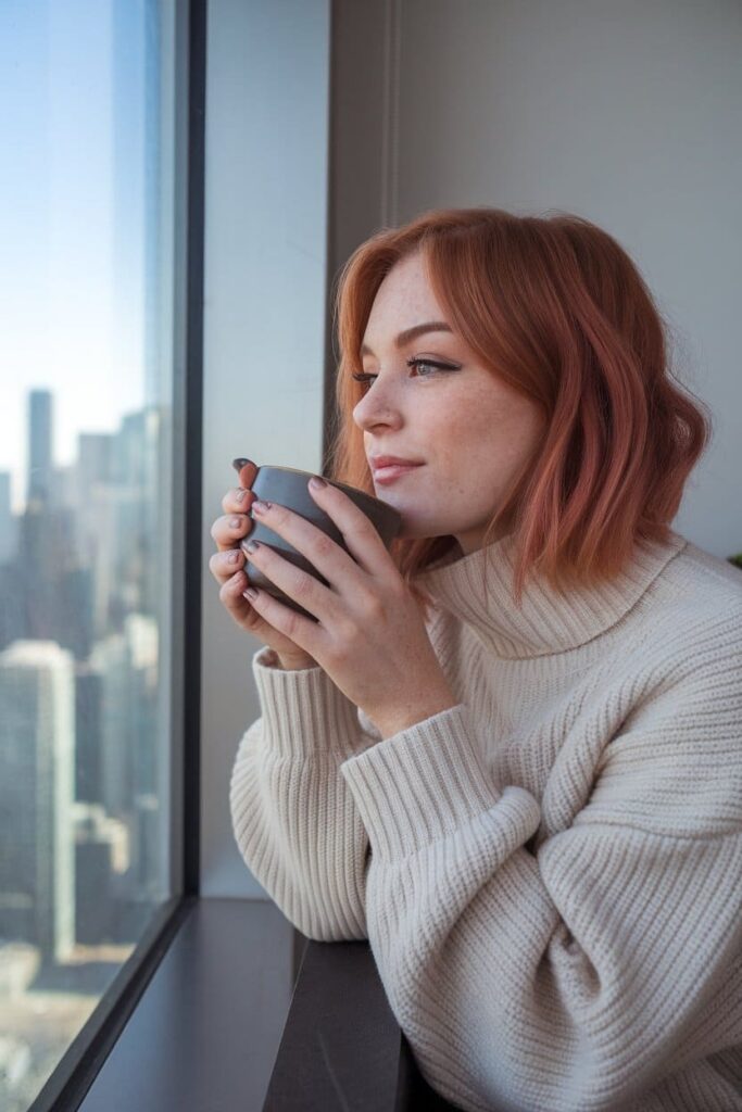 Reddish-Copper-Balayage