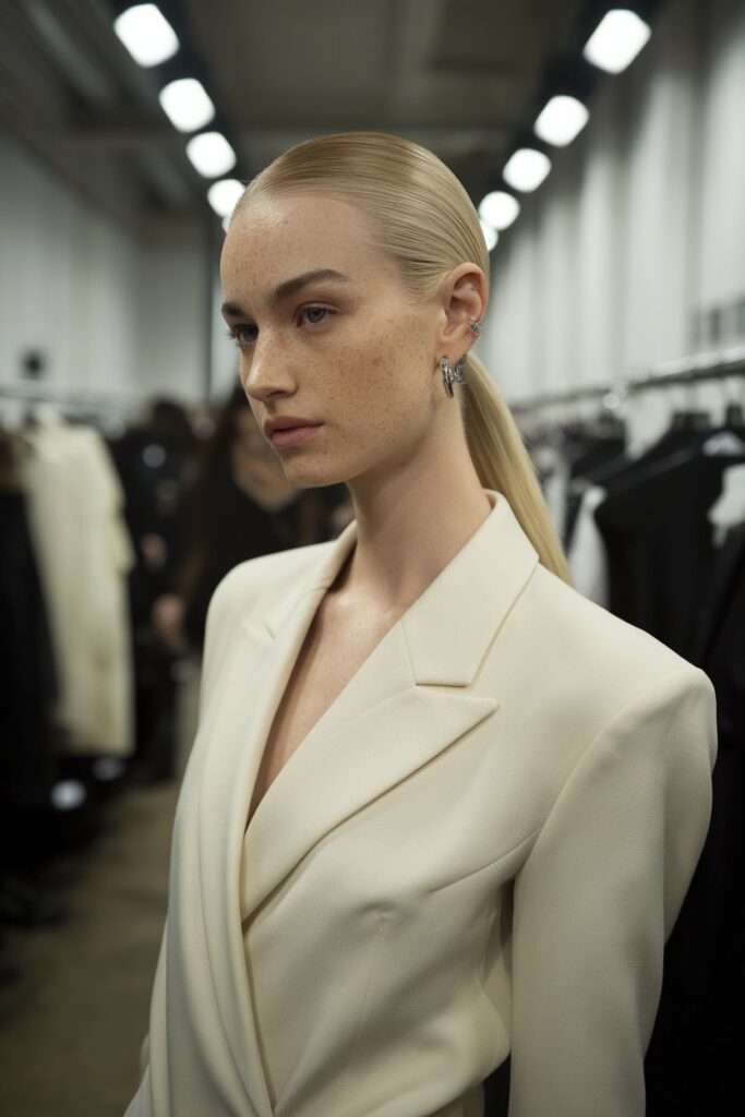 Sleek Low Ponytail